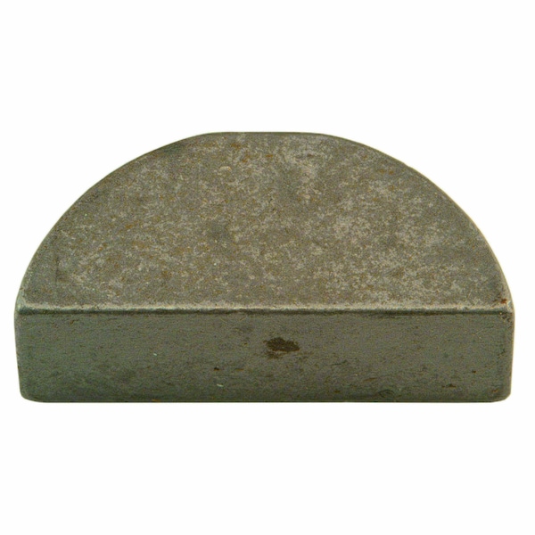 Midwest Fastener Woodruff Key, 3/16 x 1 in Key Size, 13 SAE Number, Steel Zinc, 8 PK 73203 - main